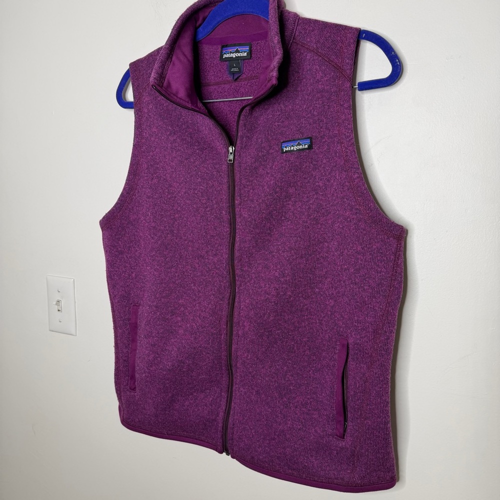 Patagonia fleece Vest Jacket purple - Picture 2 of 4